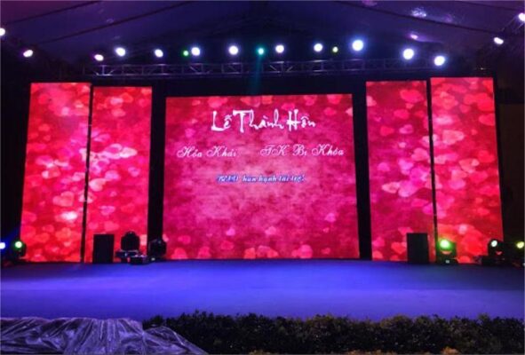 Màn Hình Led nhà hàng tiệc cưới