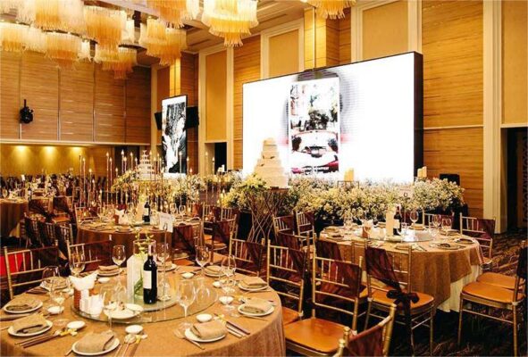 Màn Hình Led nhà hàng tiệc cưới