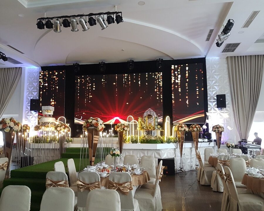 Màn Hình Led nhà hàng tiệc cưới