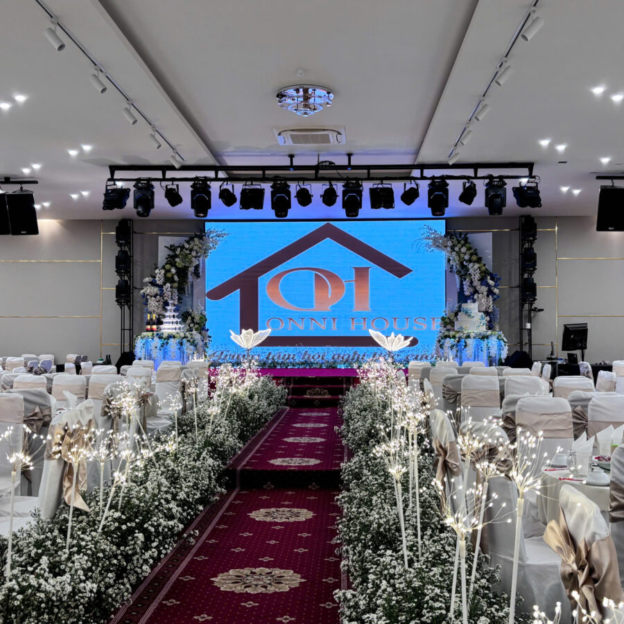 Màn Hình Led nhà hàng tiệc cưới