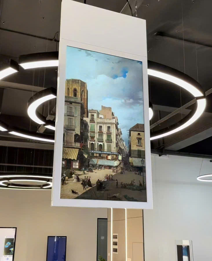 Màn hình quảng cáo treo trần siêu mỏng