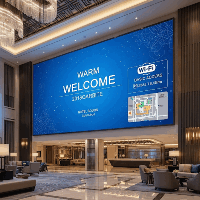 Chi phí màn hình LED khách sạn: Hiển thị thông tin & quảng bá dịch vụ cao cấp