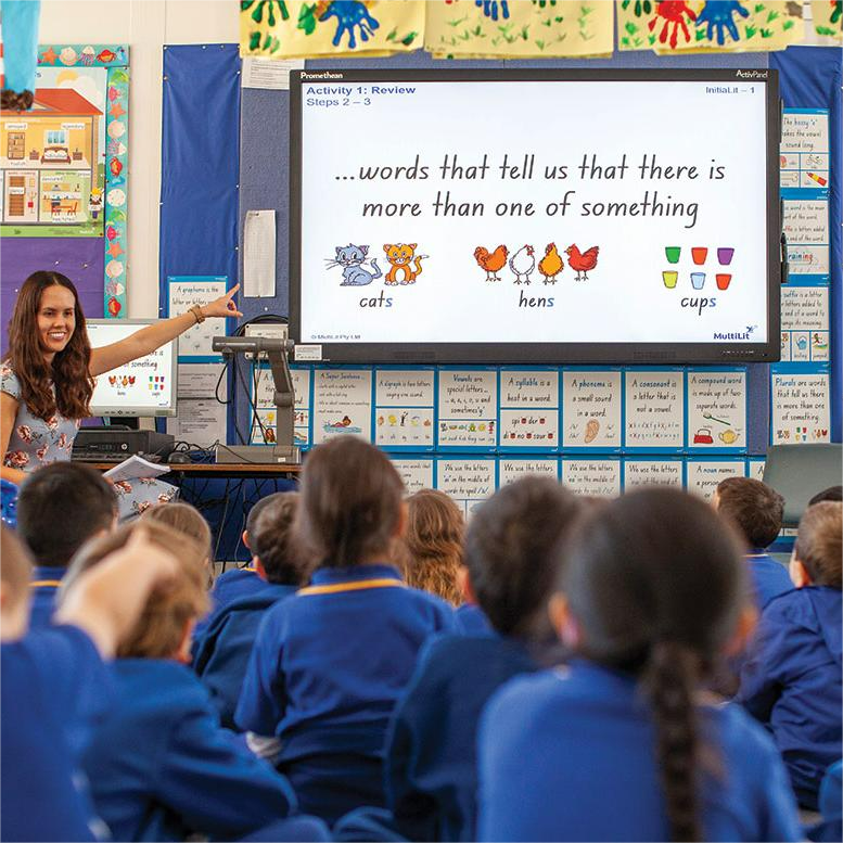 Màn hình tương tác cho trung tâm ngoại ngữ: Phương pháp giảng dạy & tính năng hỗ trợ luyện nghe – nói